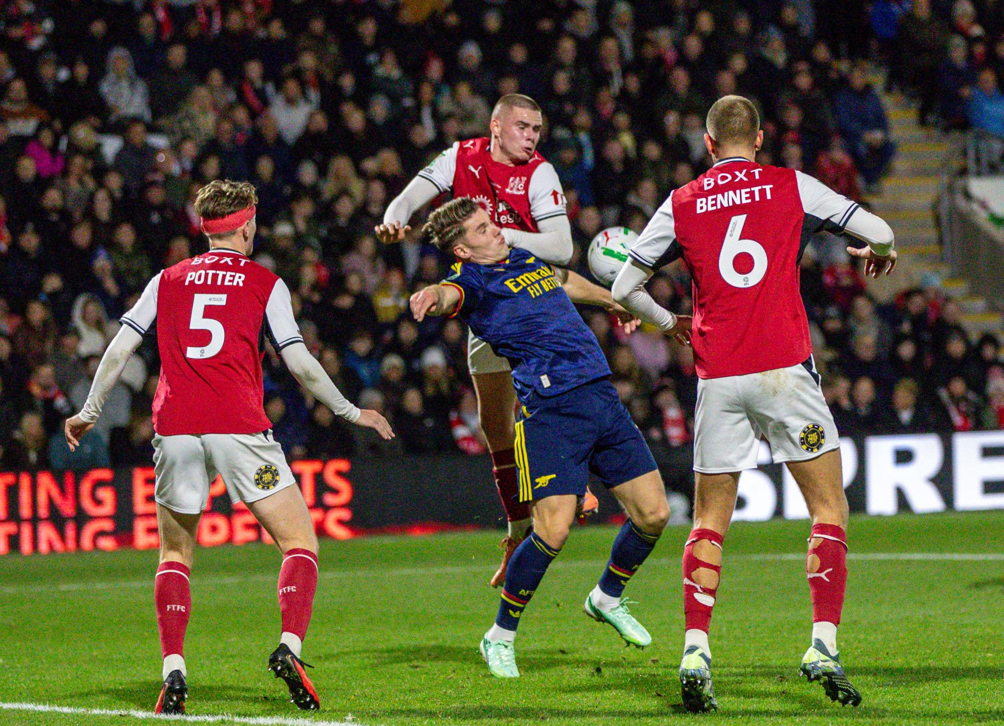League Cup : Fleetwood fait l'exploit de sortir Arsenal aux tirs au but
