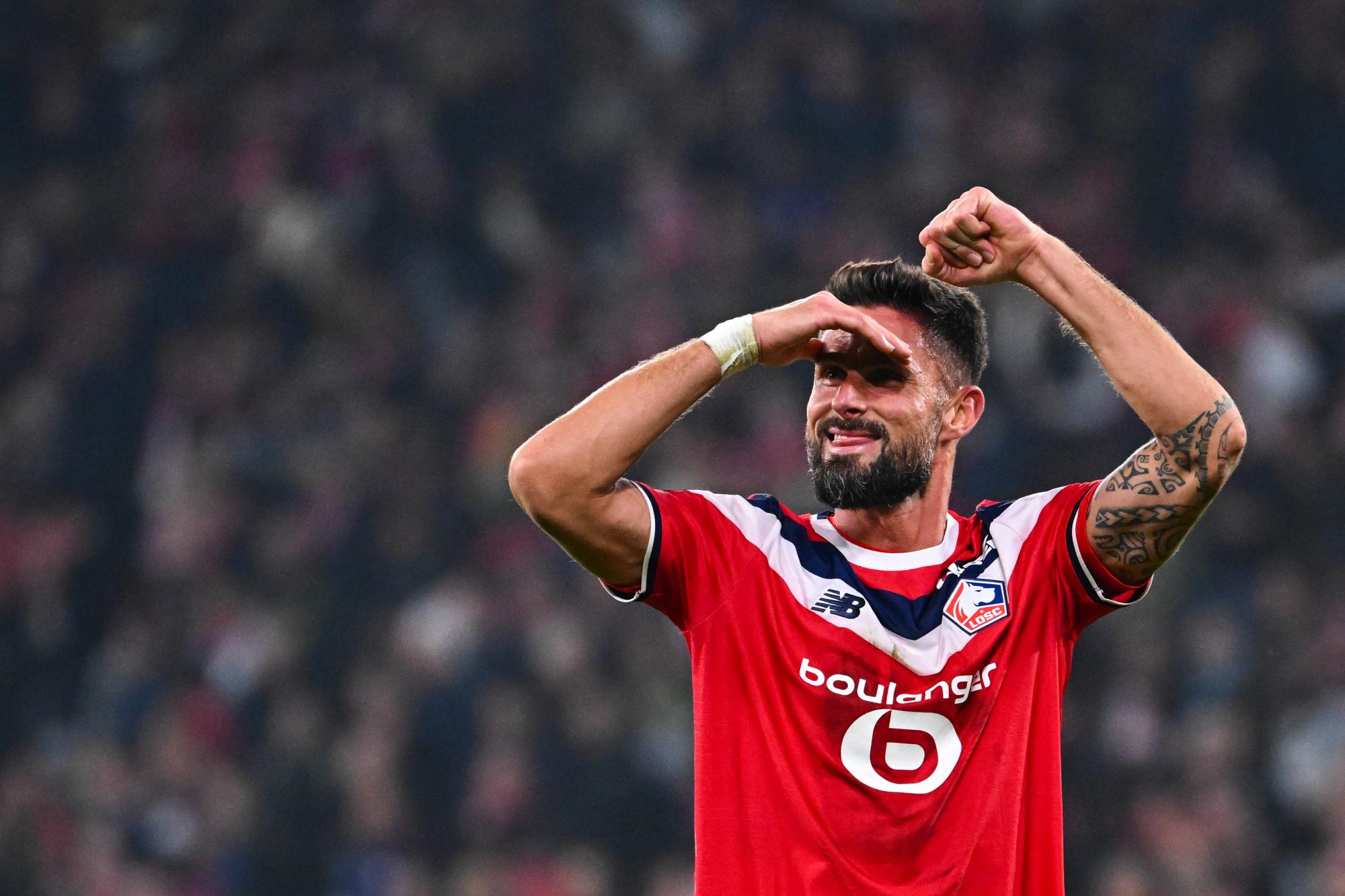 Olivier Giroud après le derby remporté par Lille contre Lens : «/Ce n'est pas parce que j'ai dit que c'était probablement ma dernière année qu'il ne faut pas compter sur moi/»
